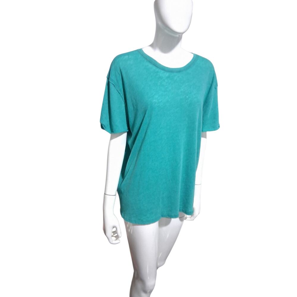 Free‎ People We The Free Women's suze XS Oversized Grungecore Clarity Ringer Tee